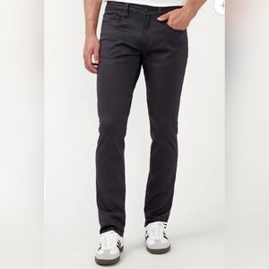 Buffalo Slim Ash Men's Twill Pants in Authentic Charcoal Gray